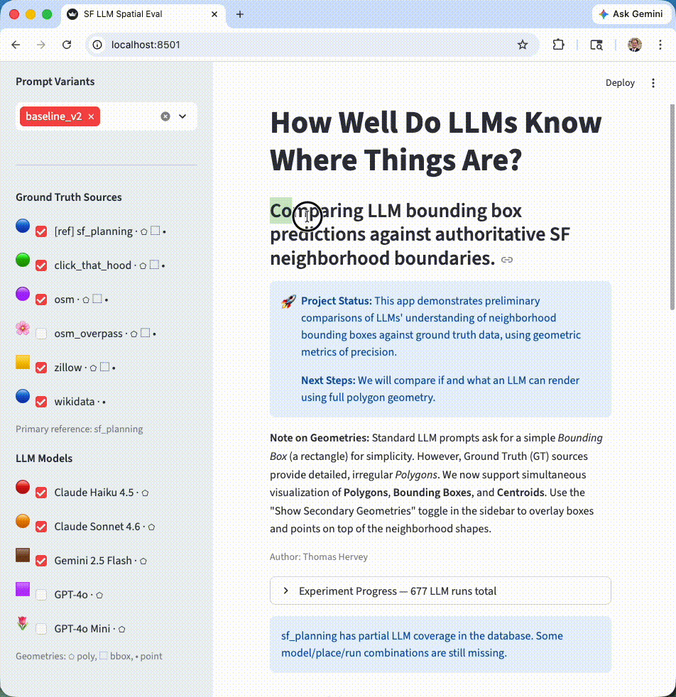 Spatial Eval Dashboard